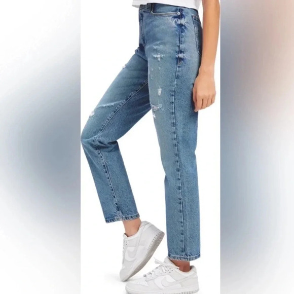 Good American Good Classic Skinnyish Hi-Rise Gap Proof Waist 10/30 - Picture 3 of 12